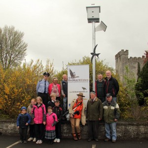 Swift Tower with branch members in Athy
