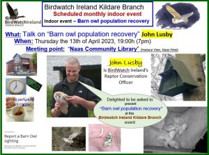John Lusby poster 2023_0413 Barn owl population recovery